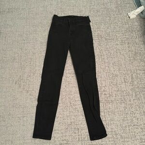 JBrand Maria Black High-Waisted Skinny Jean